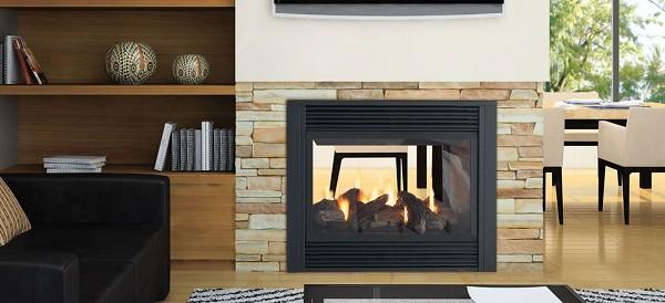 Panorama Zero Clearance Direct Vent See-Thru Gas Fireplace (P121-10) P121-10